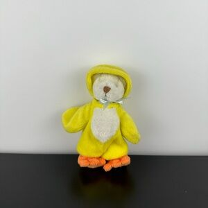 Ganz Rare 2001 Wee Bear Village Chickpea Teddy Duck 5” Plush Stuffed Animal